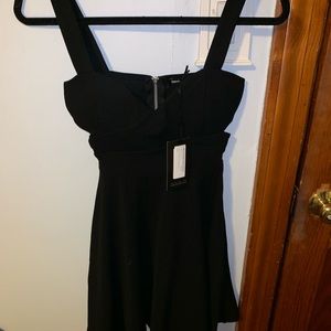 Black skater dress